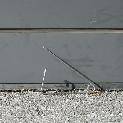 CRAB BAIT CLIP 150MM S/S on a surface, designed for securing crab bait.