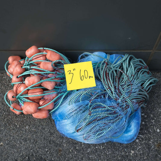 GILL NET L7 3" 25MD 60M with durable construction and effective trapping for fish.