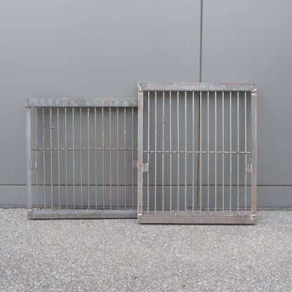 AMA STEEL BASE GALV 1 Basket showing galvanized metal frames for cray pot construction.
