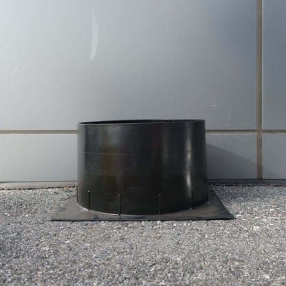 Pot Neck Large BLACK R50 - durable black cray pot neck with 275mm diameter, made in WA
