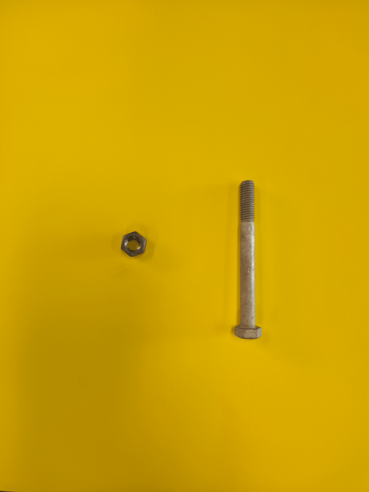 BOLTS 8MM X 80MM BOX OF 100 displayed on a bright yellow background with a nut and bolt.