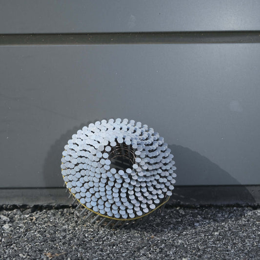 COIL NAILS 32MM X COIL OF 400 available in a circular coil for efficient use in construction projects.