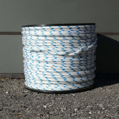 ROPE DB BRAID 6MM X 100M - High-quality, double braided rope for marine and industrial use.