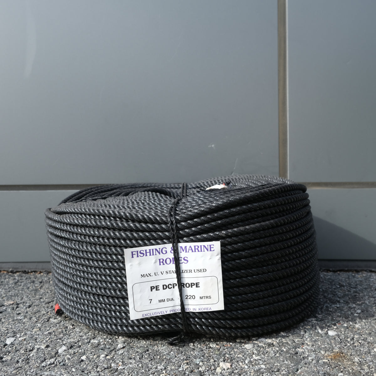 ROPE PE BLACK 7MM X 200M