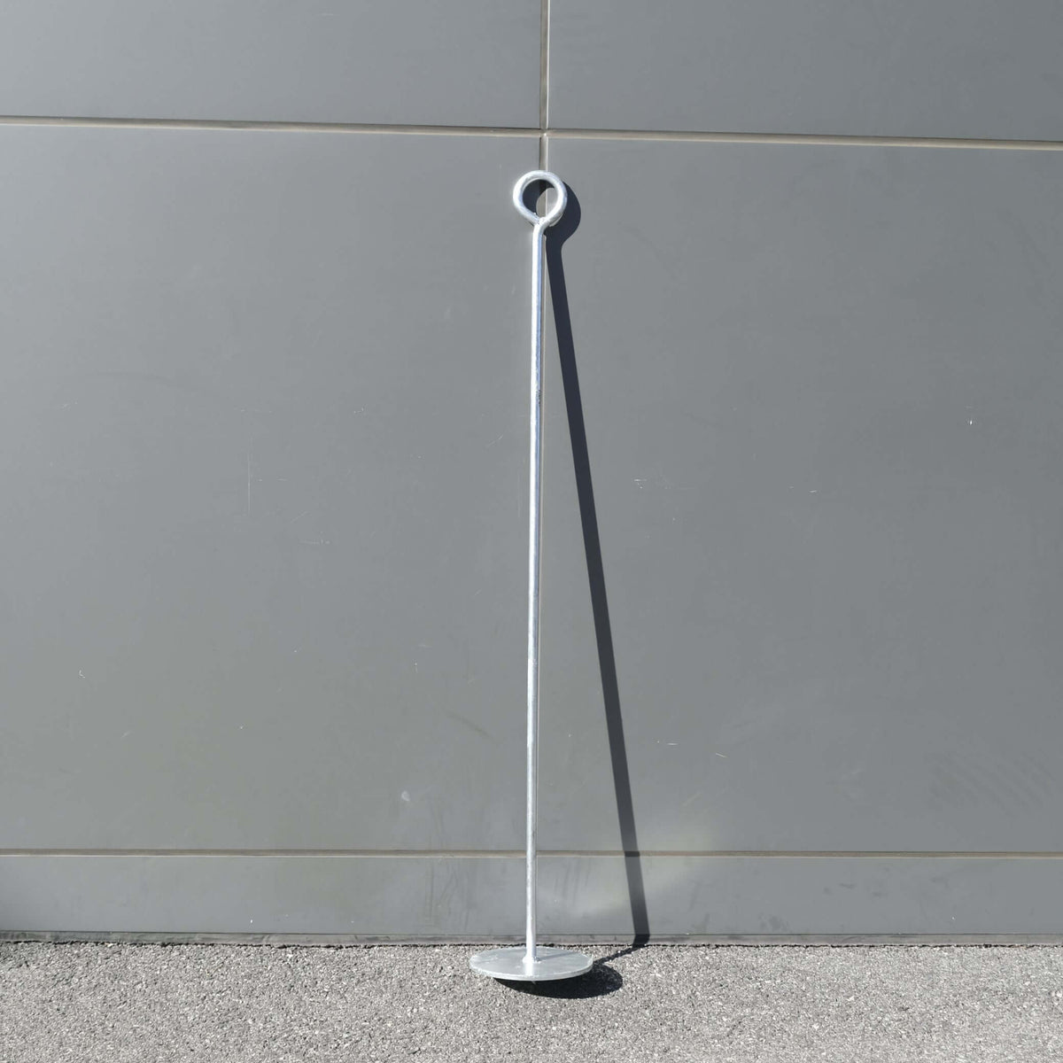 DROP ANCHOR 20MM X 1300MM, hot dipped galvanised anchor for orchard structures, securing poles.