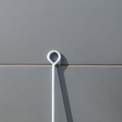 DROP ANCHOR 20MM X 1500MM hot dipped galvanised anchor point for outdoor structures.
