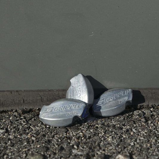 Gripple Wire Joiner Medium components on a surface, ideal for joining and tightening wire.