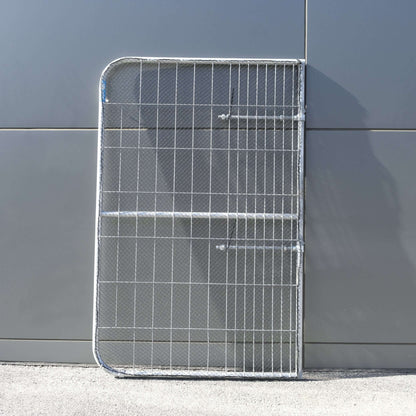 PEDESTRIAN GATE 1.17m x 2.1m - Sturdy galvanised gate with netting for orchard access.