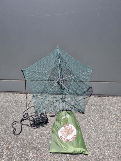 YABBY NET with 4.5m rope and foldable bag for easy storage and transport.