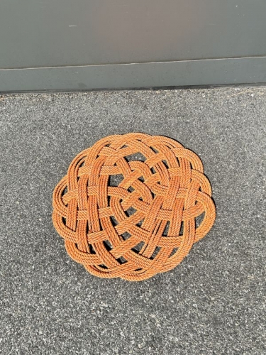 Woven Crayrope Doormat Circle