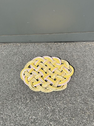 Woven Crayrope Doormat Oval
