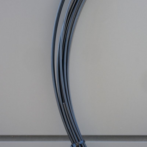 WIRE PVC COATED 3.15MM X M BLK